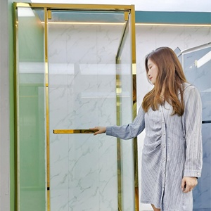 <span class=keywords><strong>Porte</strong></span> <span class=keywords><strong>de</strong></span> <span class=keywords><strong>douche</strong></span> pliante carrée en acier inoxydable rotative pour salle <span class=keywords><strong>de</strong></span> bain d'hôtel, style minimaliste moderne, accessoires <span class=keywords><strong>de</strong></span> salle <span class=keywords><strong>de</strong></span> bain, usine - Product Image 3