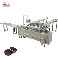 Skywin machine voor het maken van sandwichkoekjes met automatisch flowpack-systeem voor stickkoekjes