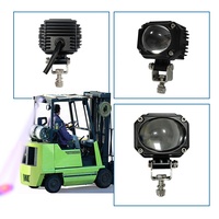 Mini projecteur LED bleu 10W, lumière d'avertissement de sécurité pour chariot élévateur, accessoire de sécurité pour voitures et équipements de manutention