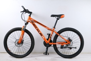 Vélo de montagne modèle mis à jour, <span class=keywords><strong>frein</strong></span> à <span class=keywords><strong>disque</strong></span>, 21 vitesses réglables, 24 pouces, vélo de montagne personnalisable - Product Image 2