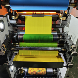 Máquina de Impresión de Etiquetas en Rollo Flexográfica UV IML de 2 Colores, <span class=keywords><strong>Impresora</strong></span> Flexográfica de Etiquetas con Corte Ondulado y Pistola Secuencial - Product Image 3
