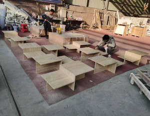 Độc đáo đá cẩm thạch tự nhiên calacatta Viola bàn đá cẩm thạch cho phòng khách trang trí plinth thấp Bàn cà phê đá cẩm thạch khối Bàn cà phê - Product Image 5