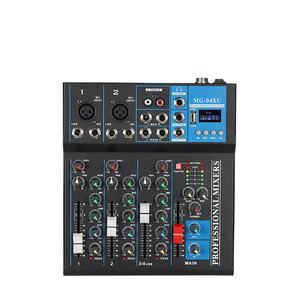 Nouveau MG-04 4 canaux métal numérique spectacle contrôle Mini original mixage <span class=keywords><strong>musique</strong></span> DJ Mix Show pour <span class=keywords><strong>Youtube</strong></span> - Product Image 1