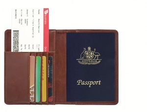 Étiquette de bagage en cuir gaufré feuille d'or de luxe, étiquette nominative vierge pour valise de voyage, étanche, avec logo personnalisé - Product Image 6