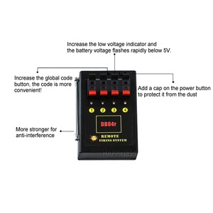 2025 hạnh phúc CE chứng nhận 12 Cue pháo hoa không dây bắn hệ thống không dây điều khiển từ xa - Product Image 2