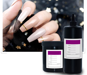 Vente en gros de vernis à ongles en gel UV à base de matériaux naturels, base et top coat en vrac - Product Image 2