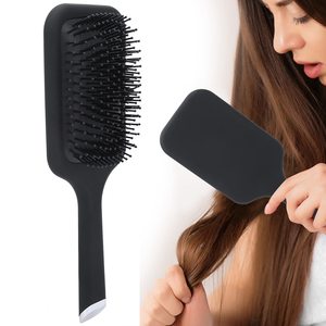 MADESHINE Brosse à cheveux personnalisée écologique à poils en nylon, brosse à manche long pour le cuir chevelu, brosse de massage douce pour salon, brosse de lavage des cheveux - Product Image 2