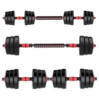 SHQC 2025 Nouveaux Haltères Ajustables pour Entraînement à Domicile Kit L de 20 kg avec Poignée pour Ensemble d'Haltères et Kettlebell