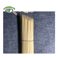 Bâtons de bambou ronds de qualité alimentaire, bâtonnets jetables, biodégradables, durables, pour barbecue, pour grill au charbon de bois, unités