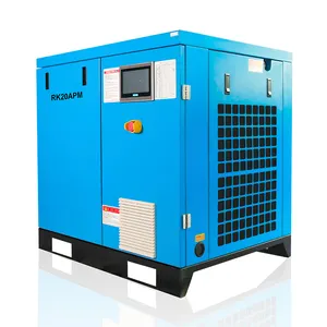 Rocky industrial ímã permanente variável velocidade parafuso compressor 10 barras 20hp preços do compressor de ar