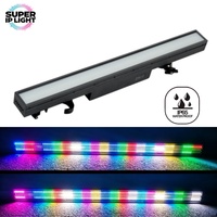 Barre lumineuse LED étanche IP65 450W, lumière stroboscopique DMX RDM 64+16 zones pour événements scéniques en extérieur