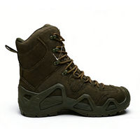 Bottes tactiques de haute qualité, imperméables et respirantes, à lacets, avec semelle intermédiaire en PU et semelle extérieure en caoutchouc, tige en nylon, doublure en mesh, OEM/ODM, pour l'entraînement