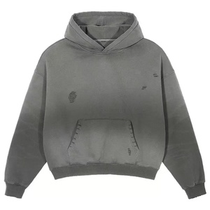 Felpa con Cappuccio Vintage Effetto Invecchiato, Stampa DTG di <span class=keywords><strong>Band</strong></span> <span class=keywords><strong>Rock</strong></span>, Oversize, Stile Streetwear - Product Image 2
