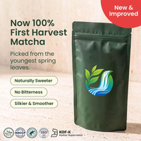 Thé Matcha Premium 100% Naturel de Première Récolte en Sachet ou en Boîte Métallique, Poudre de Thé Vert en Vrac, Thé Matcha Minceur, Marque Privée OEM