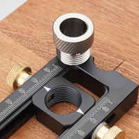 Règle Premium travail du bois 2 en 1 localisateur de perforateur de perceuse croix Oblique tête plate poinçon de berceau outil de poinçonnage de vis