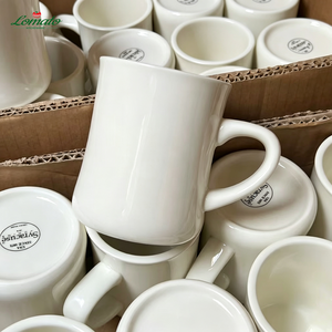 Mug en céramique à forme spéciale avec logo personnalisé, 350 ml, idéal pour cadeau, hôtel, supermarché, vente en gros - Product Image 2