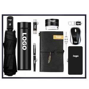 Los más vendidos 2025, gran oferta, 10 piezas, termo, juego de regalo corporativo con taza, bolígrafo, cuaderno, caja de regalo, juego para hombres, artículos de venta - Product Image 2