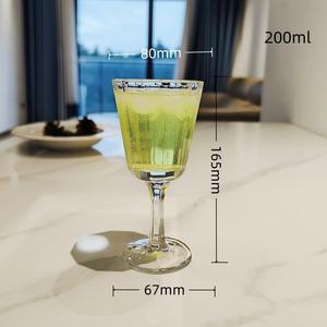 Copa de whisky, copa de <span class=keywords><strong>vino</strong></span> transparente, copa de licor extranjera, copa de <span class=keywords><strong>vino</strong></span> <span class=keywords><strong>dulce</strong></span> y jugo, cristalería aislada - Product Image 3