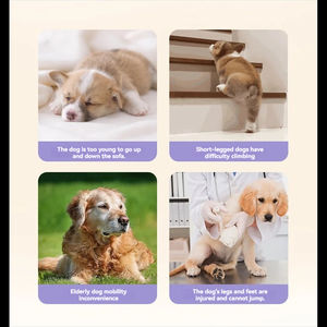 Tenderspeelse Professionele Custom Zacht Schuim Hond Trappen En Oprit Voor Kleine Honden Voor Bank En Bank - Product Image 5