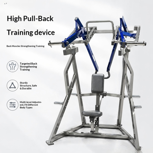 Machine Iso-Latérale à Charge de Plaques pour Gymnase Commercial – Pulldown Frontal pour Entraînement de la Force du Dos avec Prise <span class=keywords><strong>Sous</strong></span>-<span class=keywords><strong>Main</strong></span> - Product Image 4