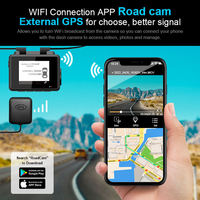 M700 2 pouces 4K WiFi GPS double objectif Dash Cam avant/arrière voiture DVR enregistreur vidéo avec vision nocturne