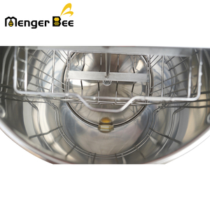 Extractor de Miel Manual de Acero Inoxidable de Alta Calidad Mengerbee, Máquina Procesadora de 2 Cuadros, Fácil Operación, Barril de 38 cm - Product Image 4