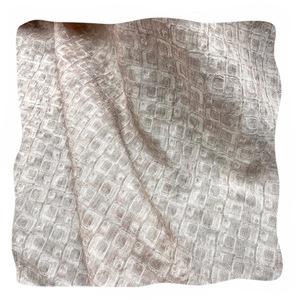 Gris <span class=keywords><strong>Rosa</strong></span> Patrón oscuro Jacquard geométrico Tencel Tela de cáñamo Primavera y verano Cheongsam Hanfu Tela - Product Image 5