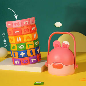 430ml Creative Math Thinking Kids Fun 316 En Acier Inoxydable Thermo Isolé Bouteille D'eau Thermique Pour Enfants École Tasses Isolées - Product Image 2