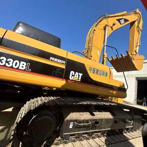 Excavatrice Caterpillar 330BL d'occasion haute performance pour moteur diesel, capacité de godet de 3 m³, 30 tonnes, avec moteur, boîte de vitesses et pompe. - Product Image 2