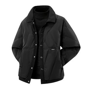 Abrigo informal cálido de alta calidad para exteriores, chaquetas de invierno impermeables con capucha extraíble, chaqueta acolchada - Product Image 5