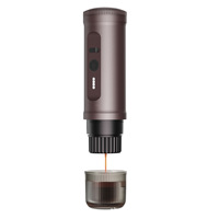 Machine à expresso portable auto-chauffante 20 bars, cafetière de voyage 2-en-1 pour capsules Nespresso et café moulu, voiture/bureau/camping