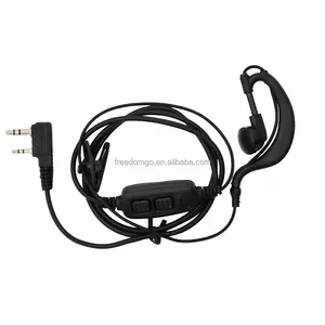 Baofeng 하이 퀄리티 헤드셋 이어폰 이어폰 UV-82 UV-8D 워키토키 액세서리 오리지널 블랙 호텔 핸드헬드