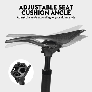 TOSEEK <span class=keywords><strong>Tige</strong></span> <span class=keywords><strong>de</strong></span> <span class=keywords><strong>Selle</strong></span> Réglable à Suspension <span class=keywords><strong>Confortable</strong></span> pour Vélo <span class=keywords><strong>de</strong></span> Route avec Amortisseur pour Vélos <span class=keywords><strong>de</strong></span> Route et VTT - Product Image 3