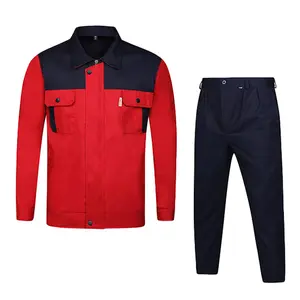Factory Direct Work Wear Welding Flame Retardant work Jacket and Pants Custom Logo Working Suit Cloth