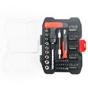 61 шт. многофункциональный набор ручных инструментов для домашнего хозяйства, Т-образная ручка, отвертка, Набор насадок - Product Image 2