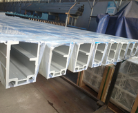 Rail de roulement moderne pour cloison mobile de bureau, rails réglables en aluminium pour usage extérieur, roulettes pour mur mobile