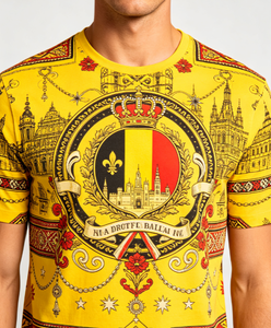 <span class=keywords><strong>Camiseta</strong></span> Personalizada de Diseño Belga para Hombre, Venta Directa de Fábrica, Precio Bajo, Alta Calidad, Personaliza con Tu Propio Diseño, Estilo Retro Diario - Product Image 3