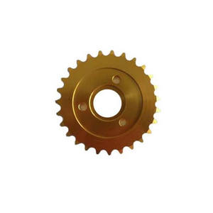 Pignons de boîte de vitesses inversée en alliage d'aluminium usinés par Guangzhou Sprockets, pignons 420, pignons 428, pignons 520. - Product Image 1