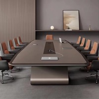 Table de conférence moderne modulaire extensible de luxe peinte pour bureau et salle à manger, vente en gros directe usine