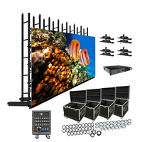 Écran LED portable étanche IP65 pour événements sportifs, panneau publicitaire géant