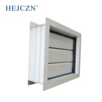Vanne de régulation de débit d'air standard en aluminium moderne pour l'installation de conduits CVC avec installation facile