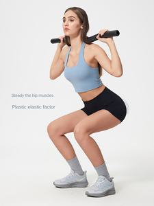 Leggings de yoga courts <span class=keywords><strong>vintage</strong></span> respirants à taille haute pour femmes, nouveaux pour le printemps et l'été, pour l'entraînement, la course à pied et les sports - Product Image 3