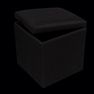 Modern Stool Living Room Furniture <b>Storage</b> Box Fabric Stainless Steel Bamboo Highest Quality Sample Available Stools Counter - Product Image 3