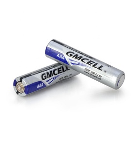 Batería Seca GMCELL Super Heavy Duty de Zinc Carbono AAA R03P UM-4 1.5V para Juguetes, Electrodomésticos y Herramientas Eléctricas - Product Image 1