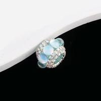 Perles fantaisie en strass de 20 mm pour stylo, perles rondes en argile polymère de luxe en cristal pour la fabrication de stylos