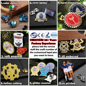 Épingles personnalisées en gros sans minimum de commande, logo 3D, cadeau souvenir, broche, épinglette en alliage de zinc, émail souple ou dur, badge pour veste, sac à dos, chapeau - Product Image 6