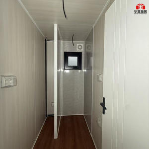 Maisons préfabriquées modernes de conteneur de 20 pieds de luxe pour les résidences modulaires de conception plate de construction immobilière extérieure - Product Image 6