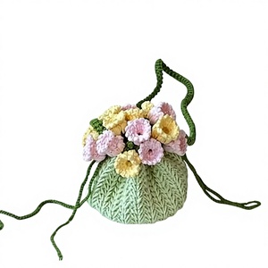 Nuevo Bolso de Mano Moderno para Mujer, Tejido a Mano, con Estampados de Animales, Bolso Bandolera con Cierre de Cremallera y Broche - Product Image 1