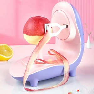 1 pezzo <span class=keywords><strong>pelapatate</strong></span> elettrico ricarica automatica multifunzionale Pelador commerciale meravigliosa casa Peeling manufatto di frutta portatile - Product Image 1