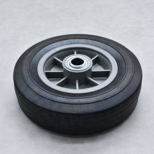 S-S Airless Preto Roda de Borracha Pneumática <span class=keywords><strong>Semi</strong></span> 8 polegadas Rodízio Do Trole Do Polímero - Product Image 6